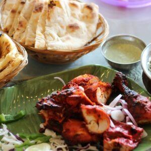 Chicken Tikka in Garlic Naan