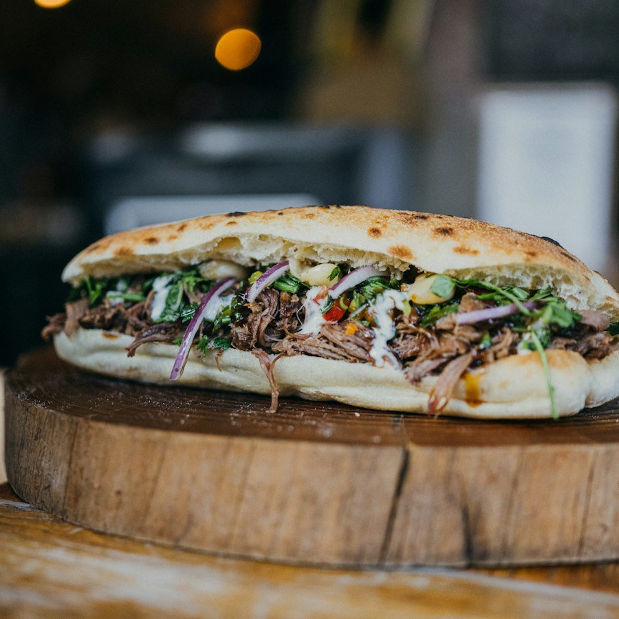 Chilli Naan Sandwich Market Deeping from Eastern Promise near Peterborough