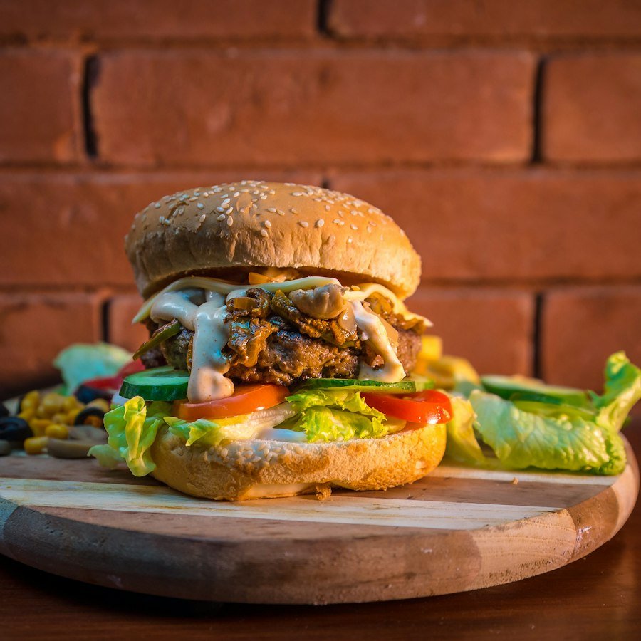 Double Chicken Sizzler Burger Market Deeping, double chicken sizzler burger from Eastern Promise