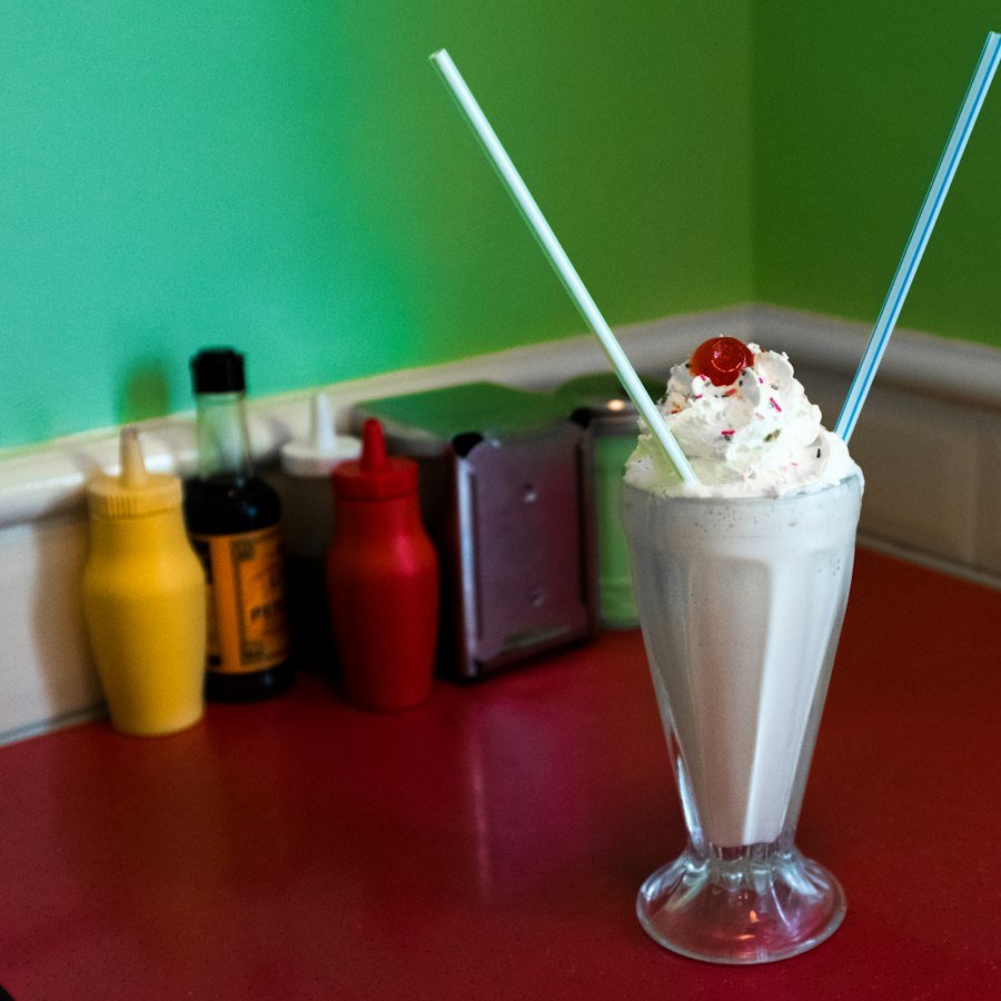 Kinder Bueno Fusion Milkshake Market Deeping, Kinder Bueno Fusion milkshake with whipped cream from Eastern Promise