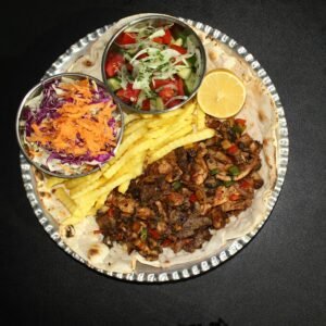Large Chicken Donner with Chips