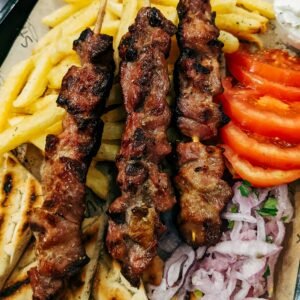 Large Mixed Kebab Box Tray