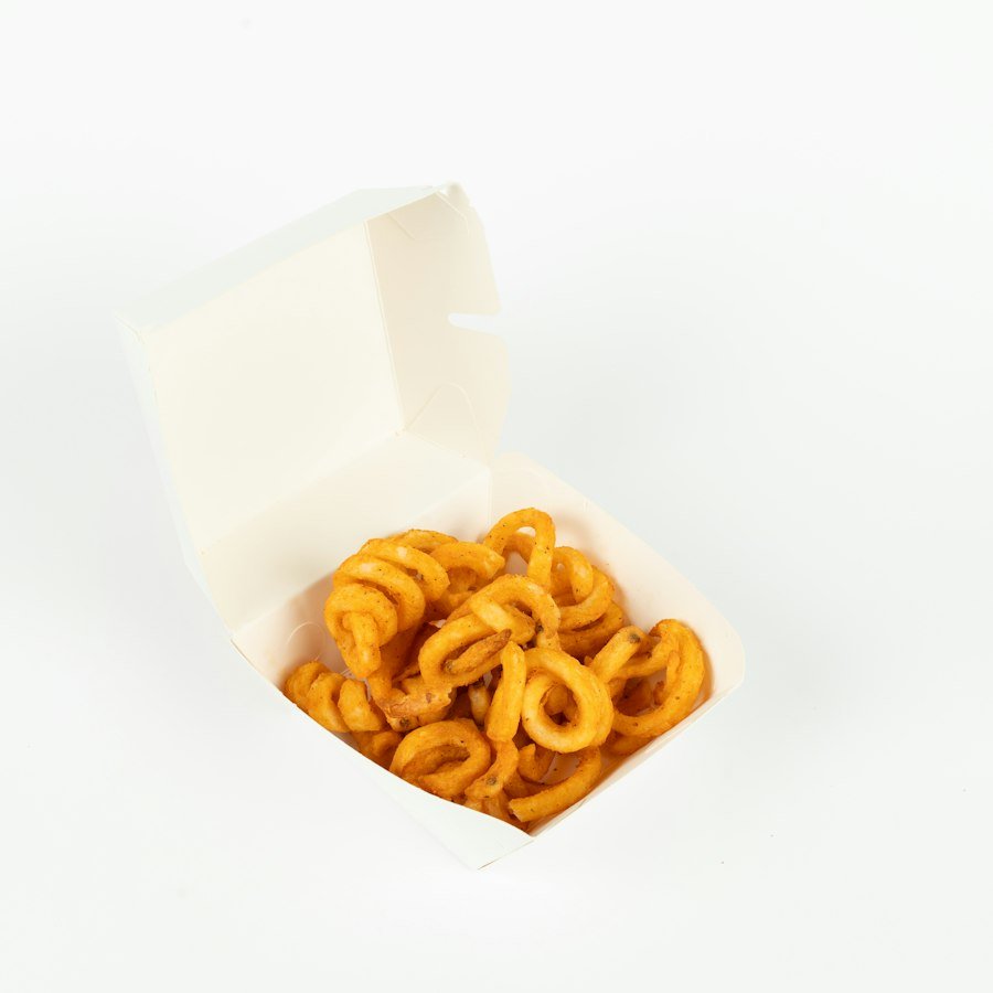 Large Spirals Market Deeping, a large portion of spiral fries from Eastern Promise