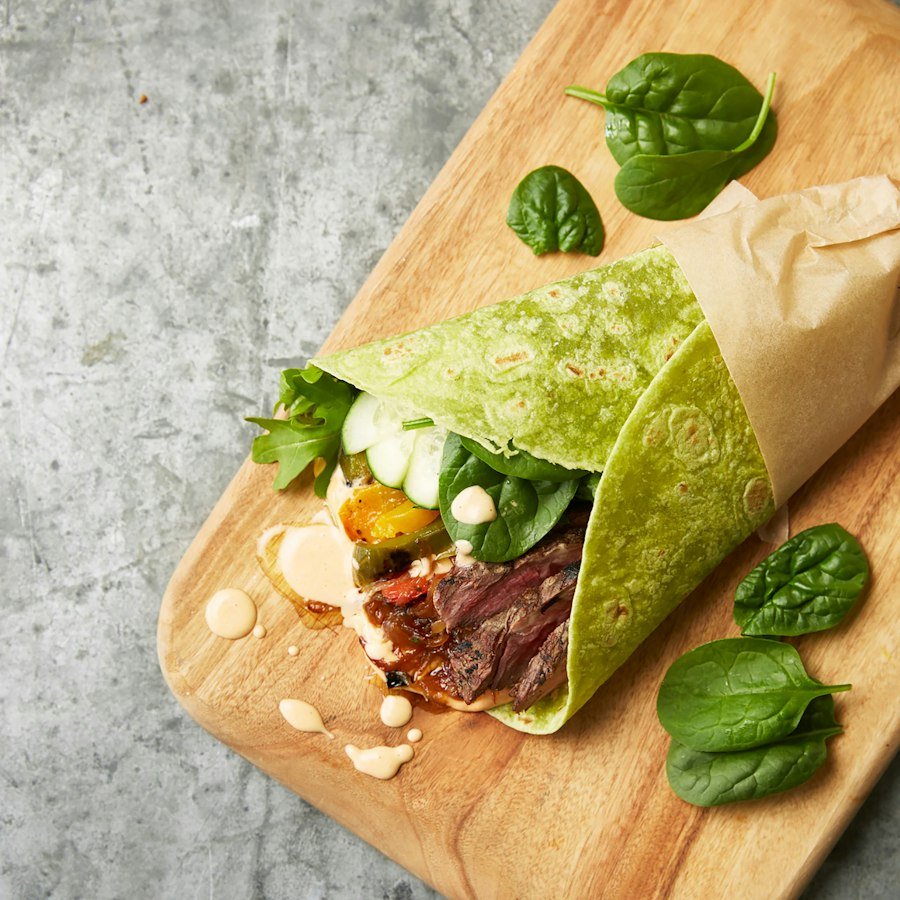 Peri-Peri Wrap Market Deeping, peri-peri wrap meal with chips from Eastern Promise
