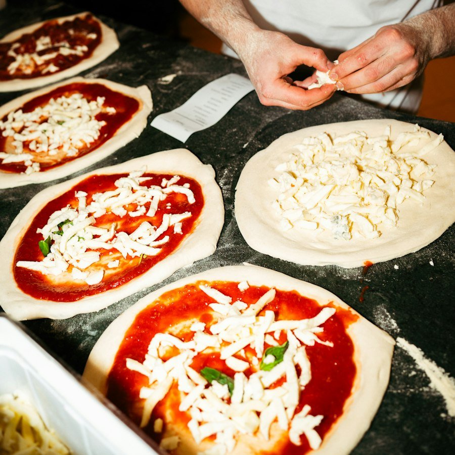 Pizza Deal 1 Market Deeping, two 12 inch pizzas with toppings from Eastern Promise near Peterborough