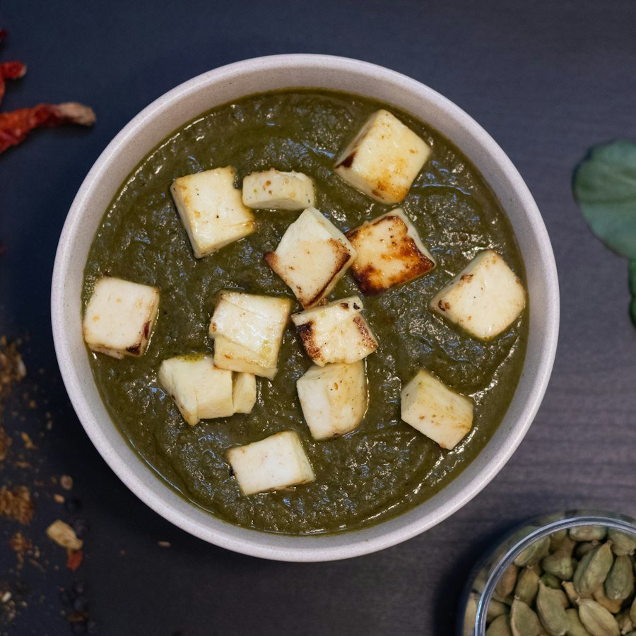 Saag and Paneer Curry Market Deeping, saag spinach and paneer curry from Eastern Promise